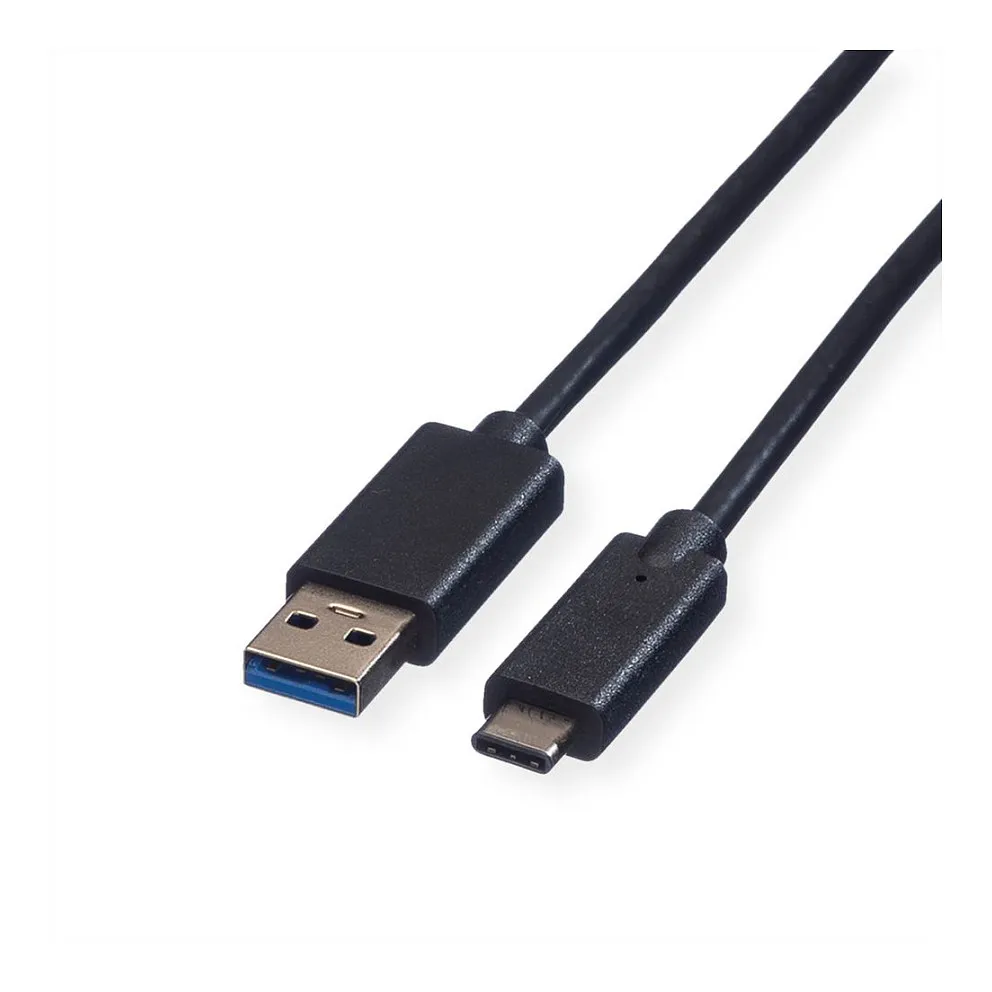 ROLINE USB 3.1 Cable, A-C, M/M 0.5 m USB cable USB kabelis ROLINE USB 3.1 Cable, A-C, M/M 0.5 m (11.02.9010)