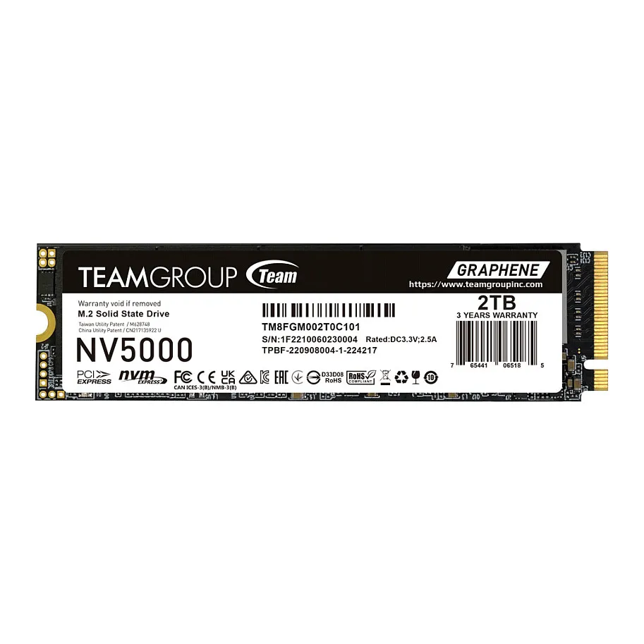 Team Group NV5000 SSD diskas Team Group NV5000 (TM8FGM002T0C101)