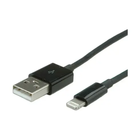 USB laidas ar adapteris VALUE Lightning - USB 1.8 m (11.99.8322)