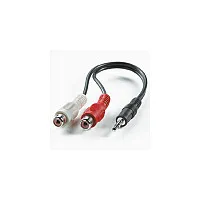 VALUE Cable 3,5mm/RCA, 0.2m audio cable