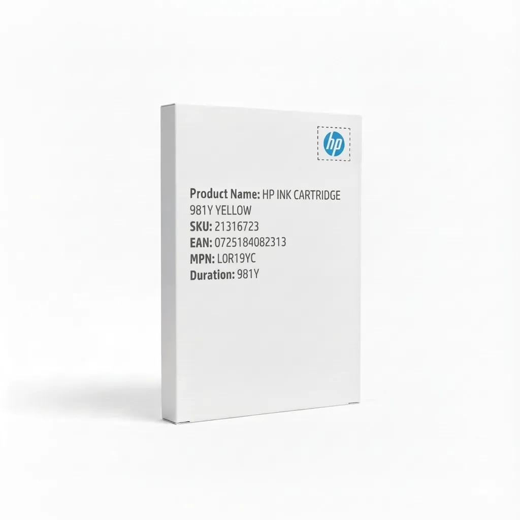 HP INK CARTRIDGE 981Y YELLOW HP INK CARTRIDGE 981Y YELLOW