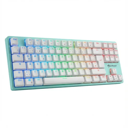Klaviatūra Sharkoon SKILLER SGK50 S3 Ultimate Rev2 mint blue QWERTZ