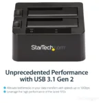 Diskų dokavimo stotelė StarTech.com SDOCK2U313, vaizdas 9