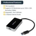 USB vaizdo adapteris StarTech.com USB32HDEH, vaizdas 9