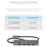 StarTech.com DKT30CHPD3 laptop dock/port replicator