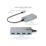 Šakotuvas StarTech.com 5G4AB-USB-A-HUB, vaizdas 7