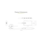 Šakotuvas StarTech.com 5G4AB-USB-A-HUB, vaizdas 8