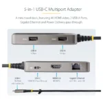 Dokavimo stotelė StarTech.com 103B-USBC-MULTIPORT, vaizdas 9