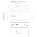 StarTech.com 155UE-USB4-DOCK laptop dock/port replicator