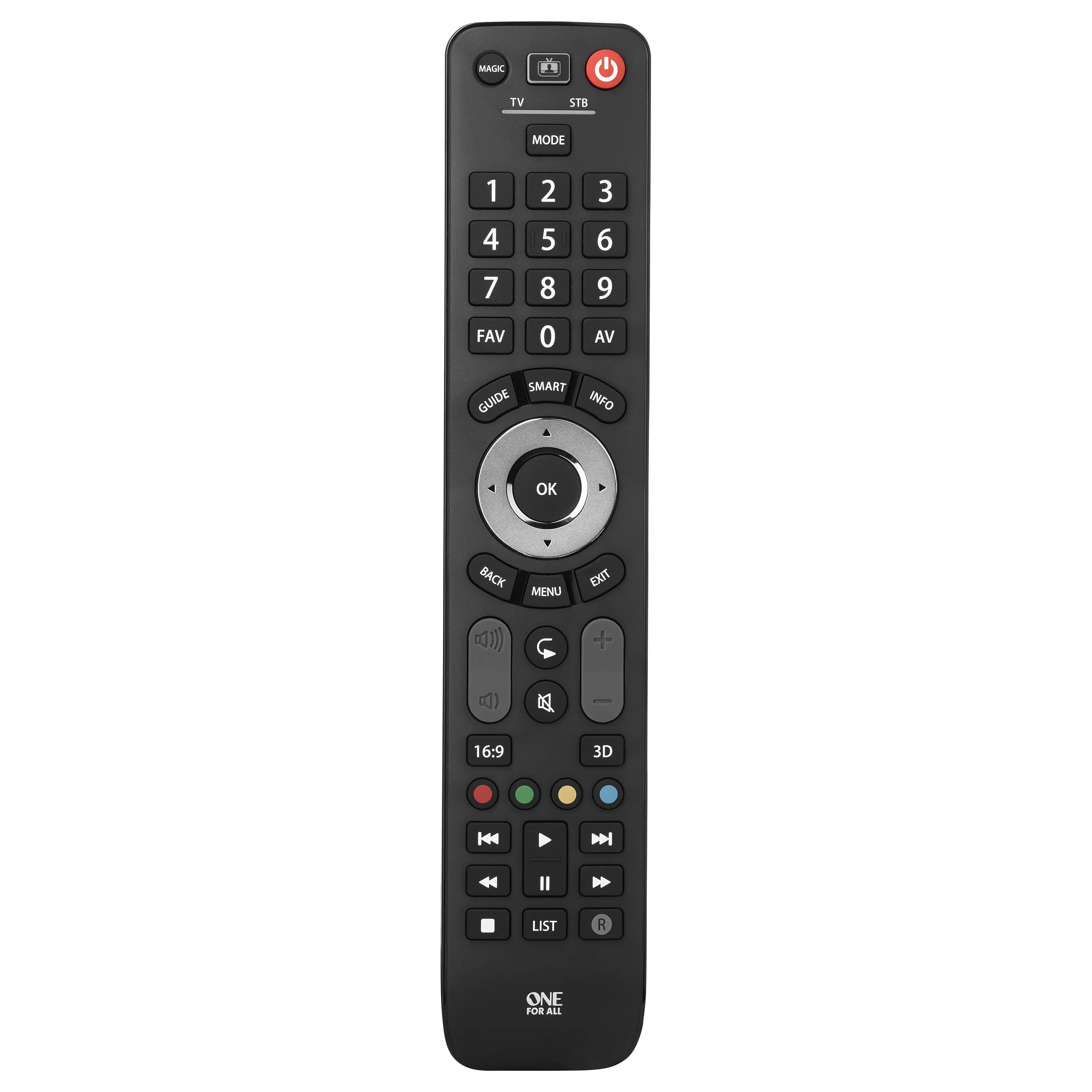 One For All Advanced Evolve 2 remote control Garso įrangos priedas One For All Advanced Evolve 2 remote control (URC7125)