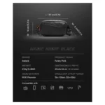 Nešiojamo kompiuterio dėklas Inateck FB01002 waist bag (FB01002_BLACK), vaizdas 5