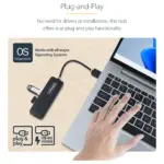Šakotuvas StarTech.com H5A4A-USB-HUB, vaizdas 14