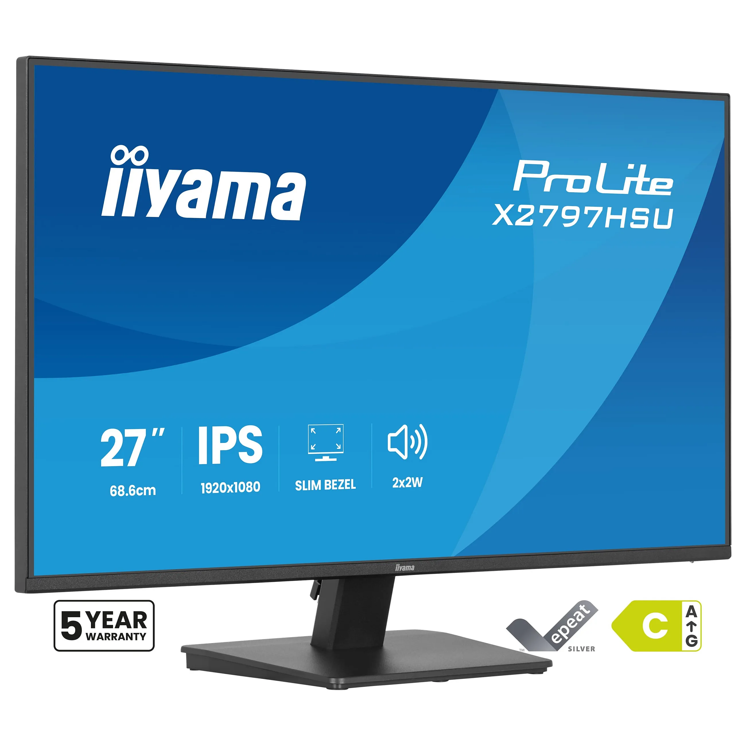 iiyama ProLite X2797HSU-B1 computer monitor iiyama ProLite X2797HSU-B1 computer monitor