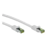 Tinklo kabelis Goobay GHMT-zertifiziertes CAT 8.1 5m Patchkabel, S/FTP (PiMF) (61107), baltos spalvos