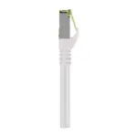 Tinklo kabelis Goobay GHMT-zertifiziertes CAT 8.1 5m Patchkabel, S/FTP (PiMF) (61107), baltos spalvos, vaizdas 3