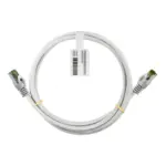 Tinklo kabelis Goobay RJ45 Patchkabel mit CAT 8.1 S/FTP Rohkabel 10m (61109), baltos spalvos, vaizdas 6