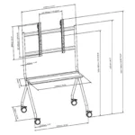 Vision VFM-F12 TV mount/stand