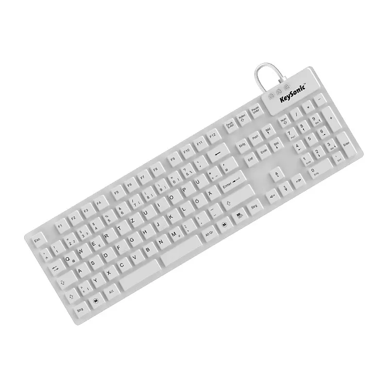 KeySonic KSK-8030 IN (DE) white keyboard KeySonic KSK-8030 IN (DE) white keyboard