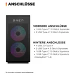 Stacionarus kompiuteris HP OMEN 35L GT16-1072ng AMD Ryzen 7 9800X3D Gaming PC (CE1K8EA#ABD), vaizdas 2
