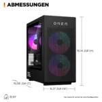 Stacionarus kompiuteris HP OMEN 35L GT16-1072ng AMD Ryzen 7 9800X3D Gaming PC (CE1K8EA#ABD), vaizdas 4