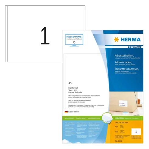 Spausdintuvo priedas HERMA 8690 addressing label