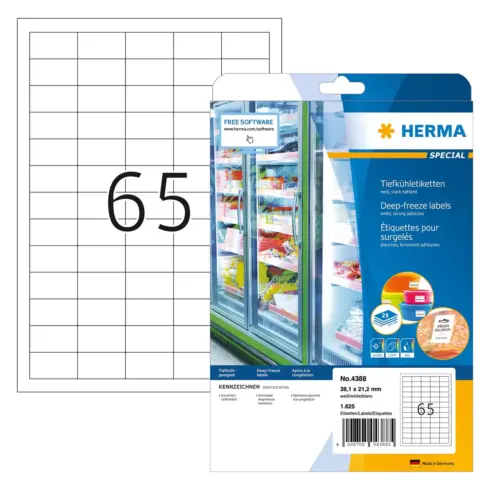 Spausdintuvo etiketės HERMA 4388
