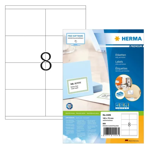 Spausdintuvo etiketės HERMA 4426