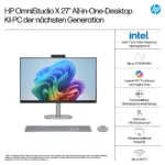 AIO HP OmniStudio X All-in-One 27-cs1076ng CU7 256V/16GB/2TBSSD/W11 Home Silver