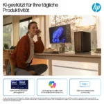 Stacionarus kompiuteris HP OmniDesk AI PC M03-0073ng CU7 265/16GB/512SSD/W11 Home Dark Wood (BA2V3EA#ABD), vaizdas 10