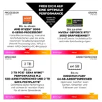 Stacionarus kompiuteris HP OMEN GT16-0083ng 35L RYZ7 8700F/32GB/3TBSSD/RTX5070Ti/W11 Home (BA2U4EA#ABD), vaizdas 2