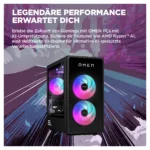Stacionarus kompiuteris HP OMEN GT16-0083ng 35L RYZ7 8700F/32GB/3TBSSD/RTX5070Ti/W11 Home (BA2U4EA#ABD), vaizdas 13
