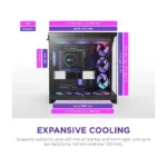 Kompiuterio korpusas NZXT H9 Flow RGB+ (CM-H92FB-P1), vaizdas 4