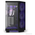 Kompiuterio korpusas NZXT H6 Flow RGB (CC-H61FB-R1), vaizdas 3