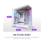 Kompiuterio korpusas NZXT H9 Flow RGB+ (CM-H92FW-P1), vaizdas 2