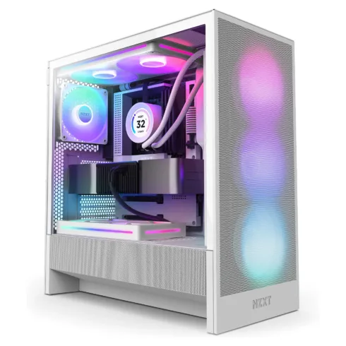 Kompiuterio korpusas NZXT H5 Flow RGB (CC-H52FW-R1)