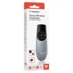 Konferencinė įranga Verbatim FOCUS Wireless Presenter 5 Tasten (32365), sidabrinės spalvos, vaizdas 4