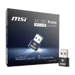 Belaidžio ryšio adapteris MSI AX1800 Nano WiFi USB Adapter (GUAX18N), vaizdas 5