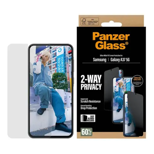 Apsauginis stiklas PanzerGlass 2-Way Privacy Screen Protector Samsung Galaxy A37 5G (PG90806)
