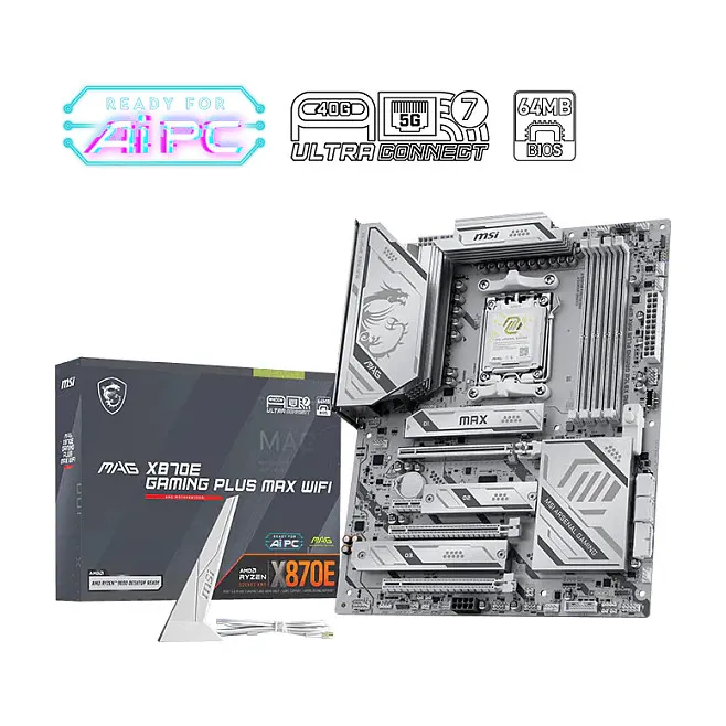MSI MAG X870E GAMING PLUS MAX WIFI motherboard MSI MAG X870E GAMING PLUS MAX WIFI motherboard