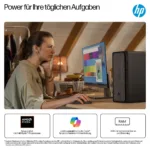 Stacionarus kompiuteris HP Omnidesk Desktop PC M02-0152ng RYZ5-8500G/16GB/512SSD/FreeDOS (BK4N5EA#ABD), vaizdas 13
