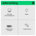 All-in-one kompiuteris HP All-in-One Touch PC 24-cr0242ng 23,8 i3 N300/8GB/256SSD/FreeDOS (D17V5EA#ABD), vaizdas 4