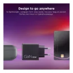 Nešiojamo kompiuterio įkroviklis Lenovo Dual USB-C 65W GaN Charger (G0A6065BEU), vaizdas 11