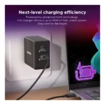 Nešiojamo kompiuterio įkroviklis Lenovo Dual USB-C 65W GaN Charger (G0A6065BEU), vaizdas 13