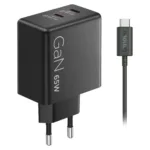 Nešiojamo kompiuterio įkroviklis Lenovo Dual USB-C 65W GaN Charger (G0A6065BEU), vaizdas 9