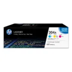 Tonerio kasetė HP 304A 3-pack (CF372AM), žydros, purpurinės ir geltonos spalvų, vaizdas 2