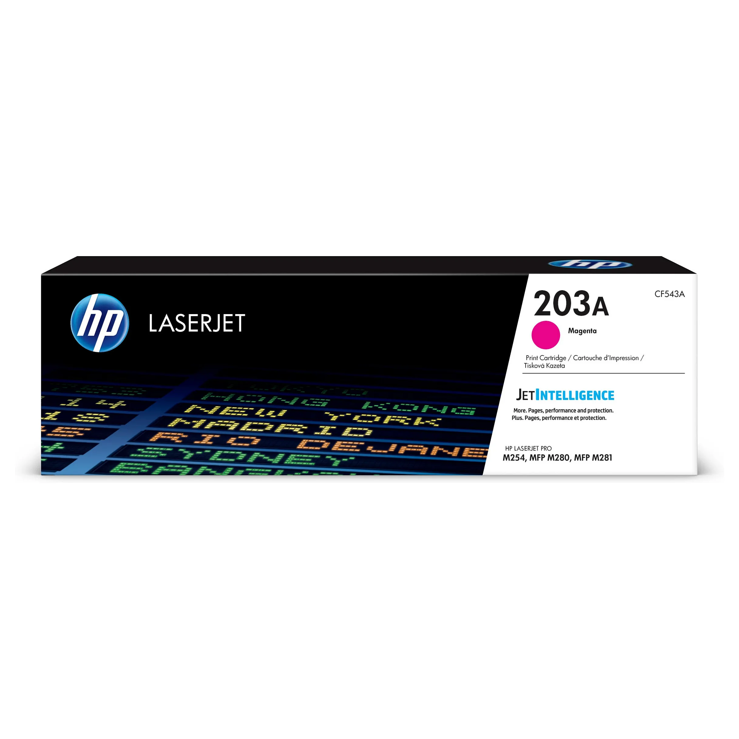 HP 203A Magenta Original LaserJet toner cartridge HP 203A Magenta Original LaserJet toner cartridge