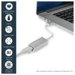 Tinklo plokštė StarTech.com USB31000SA, vaizdas 7