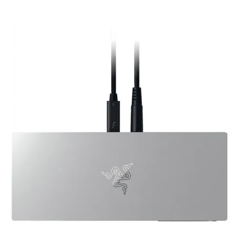 Razer Thunderbolt 5 Dock Desktop-RGB-Dock für mehrere Geräte & Bildschirme, mercury