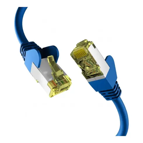 Tinklo kabelis EFB RJ45 Patchkabel Cat.6A S/FTP LSZH Draka UC900 TM31 blau 0,15m (K8560BL.0,15)