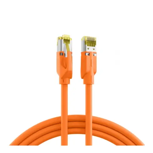 Tinklo kabelis EFB RJ45 Patchkabel Cat.6A S/FTP LSZH Draka UC900 TM31 orange 0,25m (K8560OR.0,25)